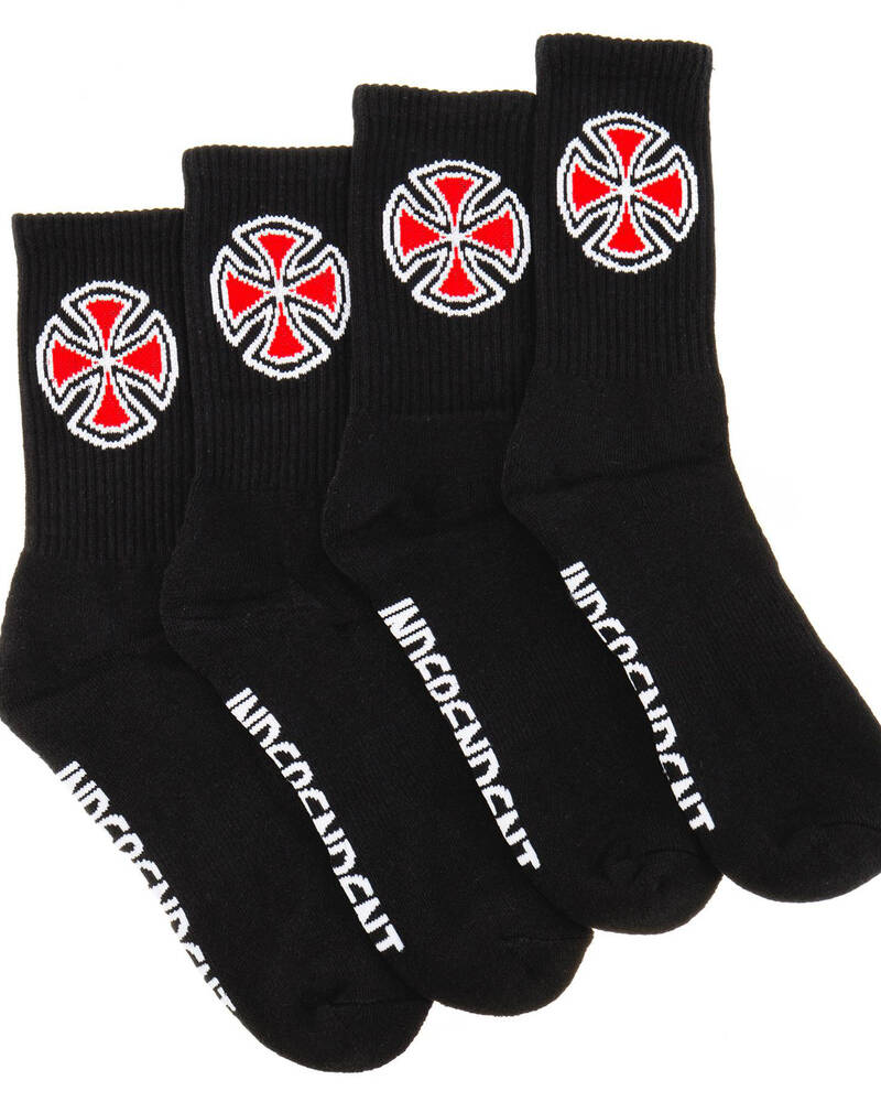 Independent Og Cross Socks 4pk for Mens