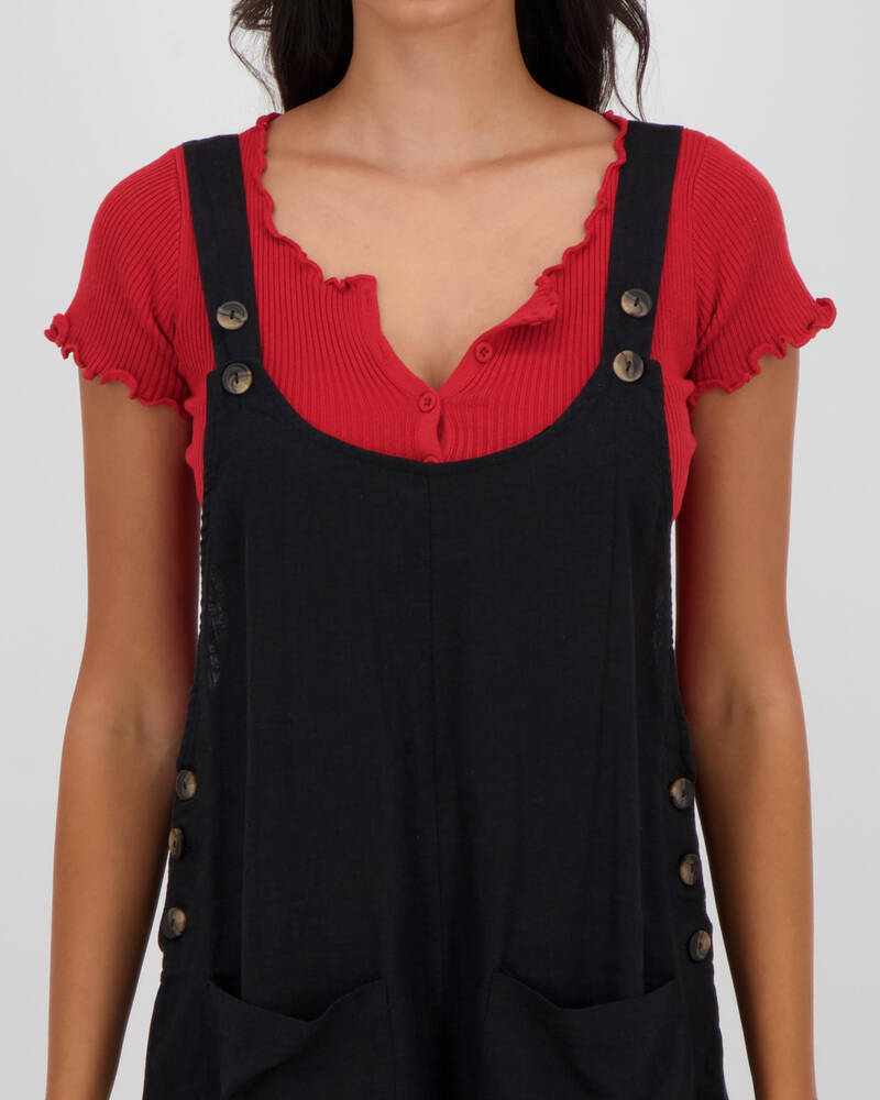 Rusty Troublemaker Overalls for Womens