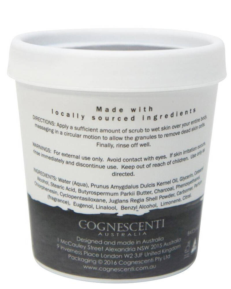 Organik Botanik Charcoal Creamy Body Scrub for Womens