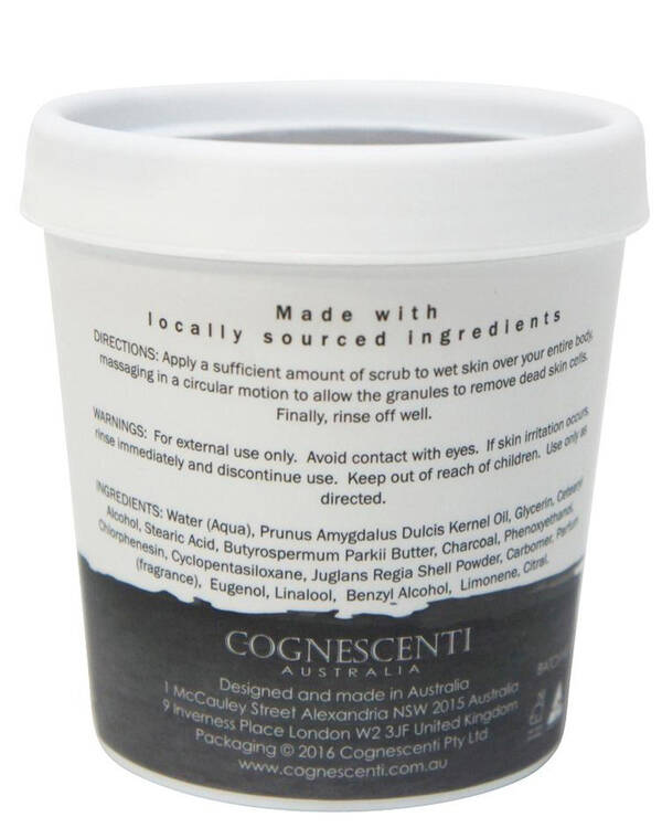 Organik Botanik Charcoal Creamy Body Scrub for Womens