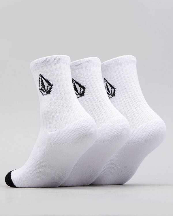 Volcom Youth Full Stone Socks 3 Pack for Mens