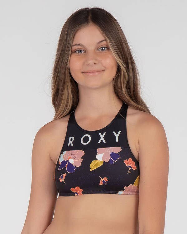Roxy Girls' Riding Time Bikini Top for Womens