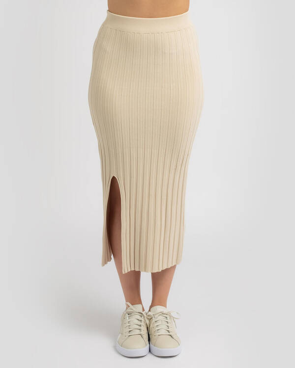 Ava And Ever Halsey Knit Midi Skirt for Womens