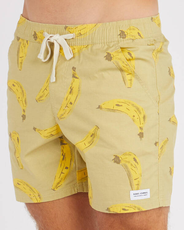Banks Journal Tropics Elastic Shorts for Mens