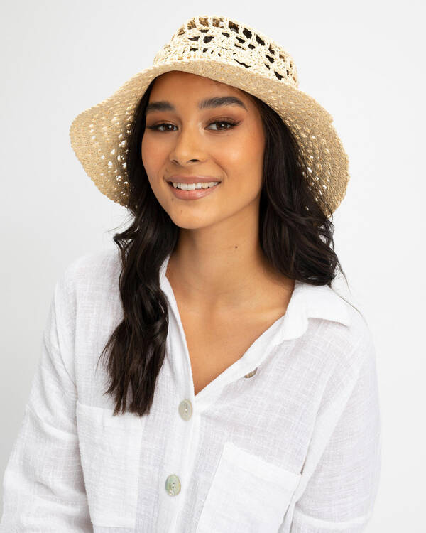 Mooloola Elise Crochet Bucket Hat for Womens