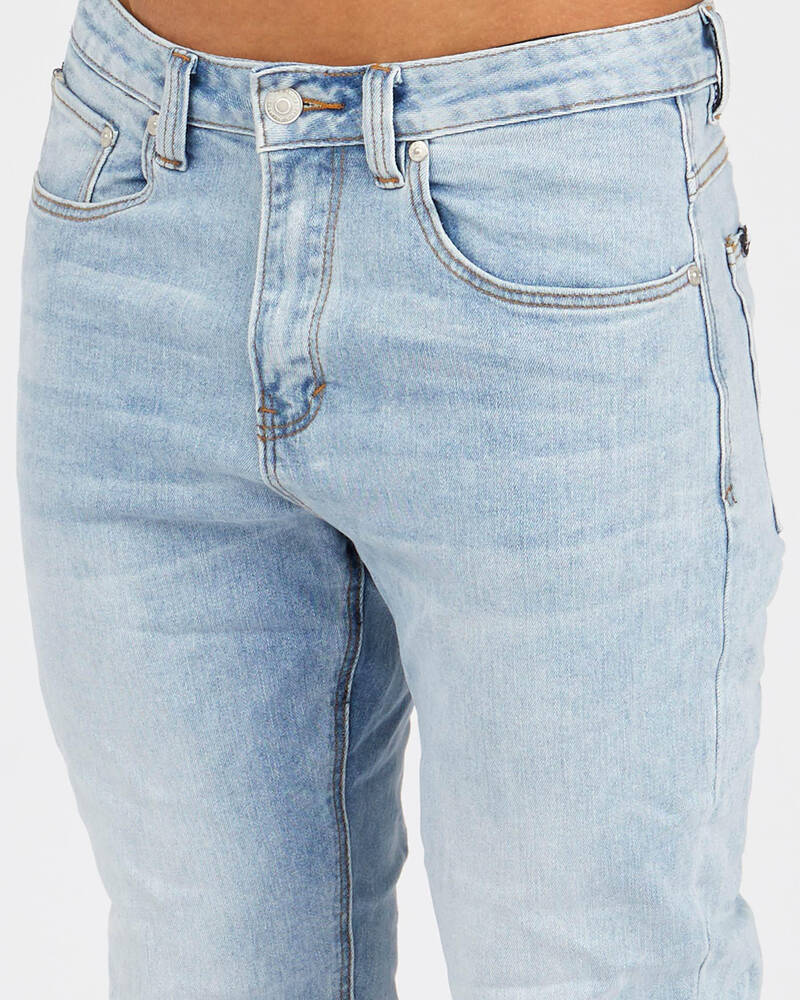 Black Palms The Tapered Slim Jeans for Mens