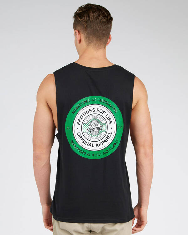 Frothies Pale Muscle Tank for Mens