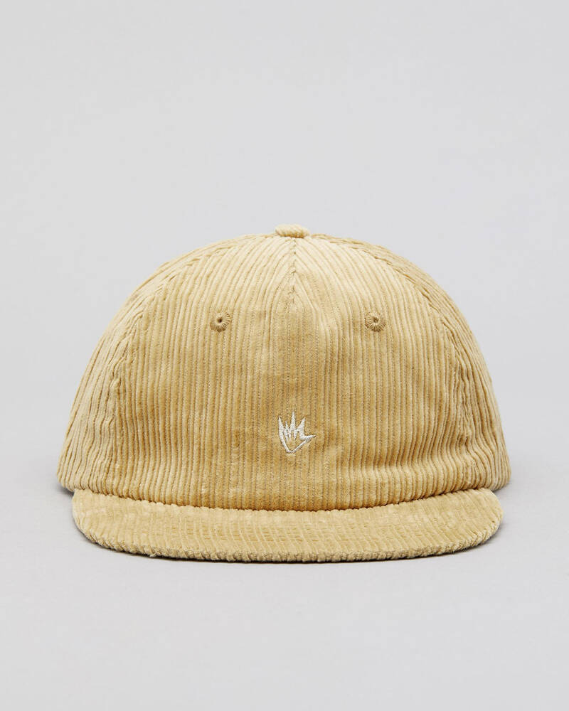 Afends Killer Wale Corduroy Snapback Cap for Mens