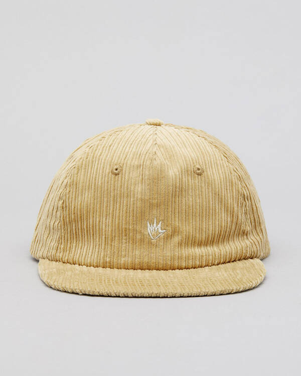 Afends Killer Wale Corduroy Snapback Cap for Mens