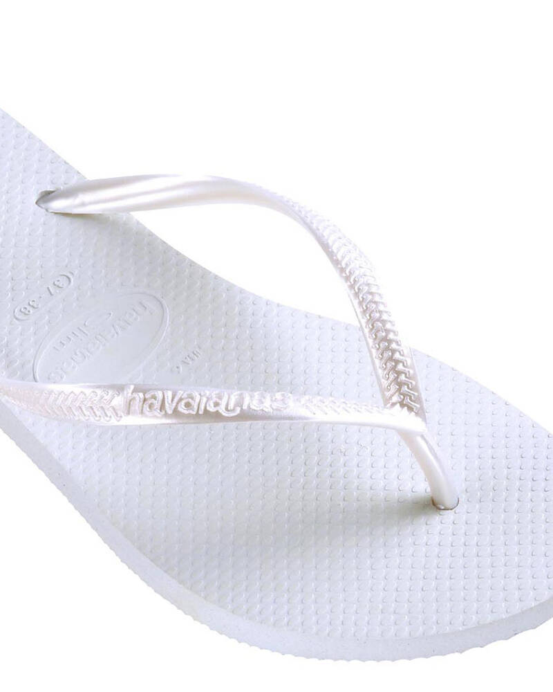 Havaianas Slim Metallic Thongs for Womens