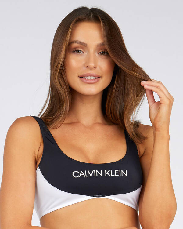 Calvin Klein Underwear Blocking Bikini Top for Womens