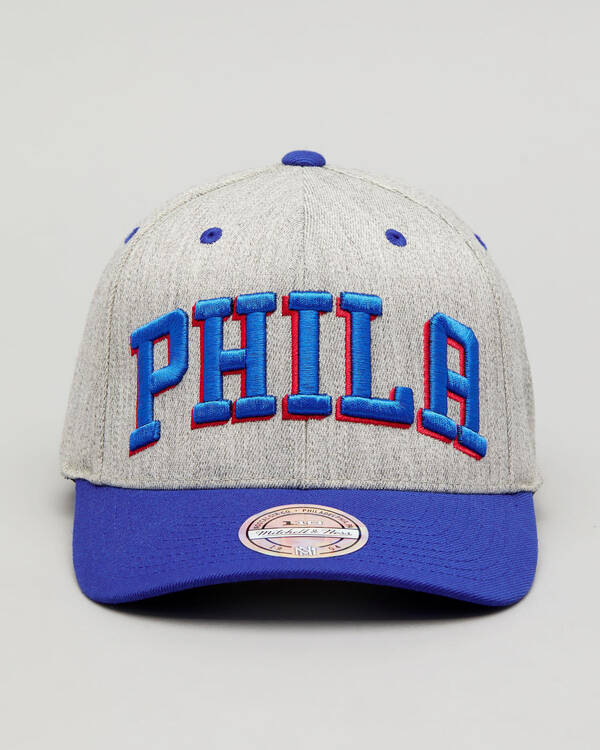 Mitchell & Ness 110 76ers Teamwork Flex Cap for Mens