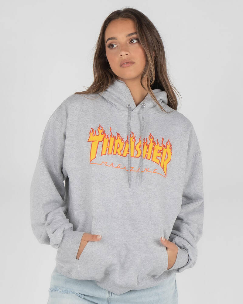 Thrasher Flame Hoodie for Womens