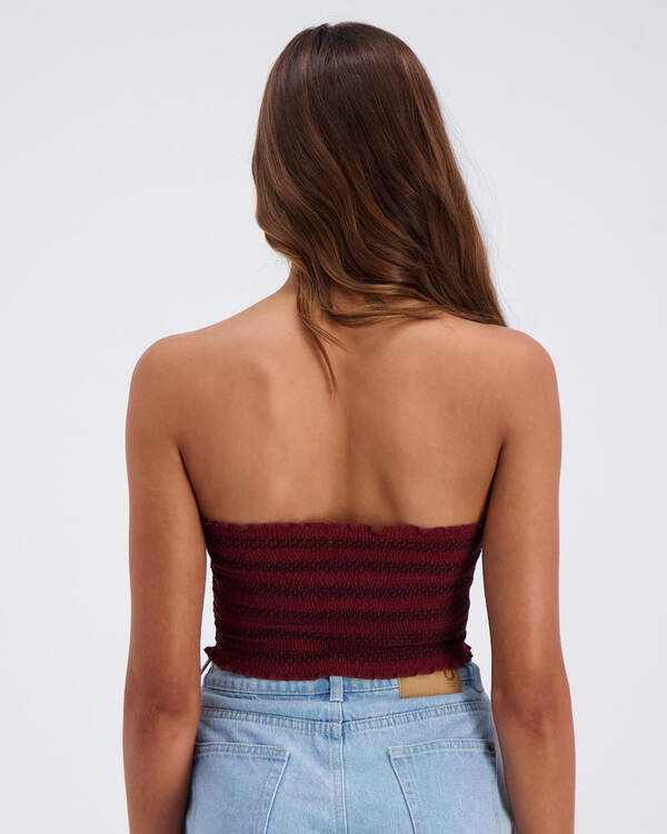 Mooloola Ultra Shirred Tube Top for Womens