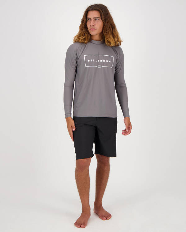 Billabong Union Long Sleeve Rash Vest for Mens