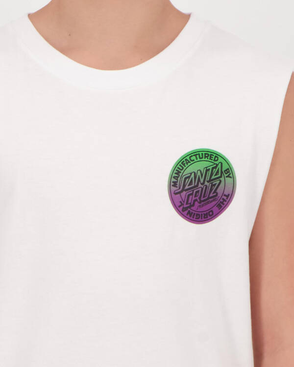 Santa Cruz Boys' Original Dot Fade Muscle Tank for Mens