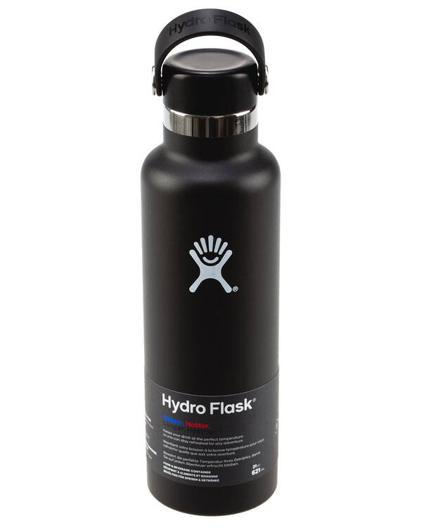 Hydro Flask 21oz Standard Black Drink Bottle for Unisex