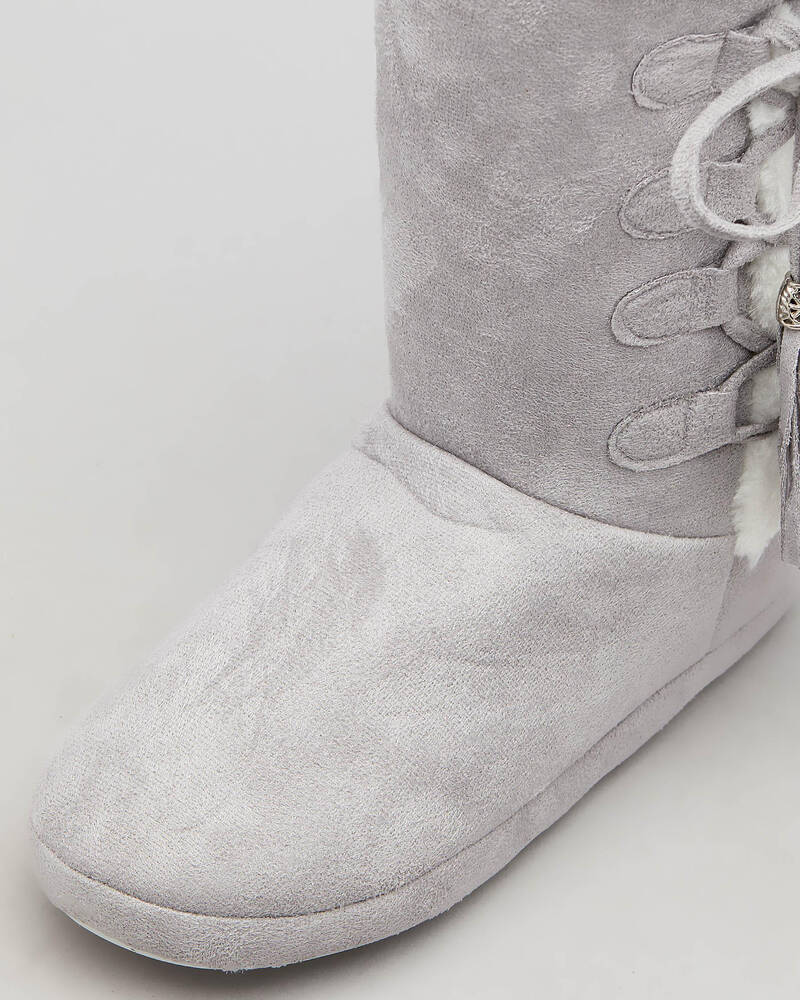 Sleepy Squirrel Jamie Slipper Boots for Womens