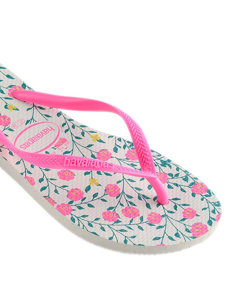 Havaianas Slim Prints Thongs for Womens