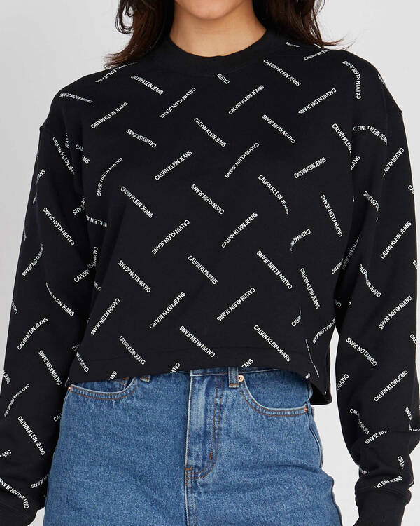 Calvin Klein Jeans Diagonal Sweatshirt for Womens