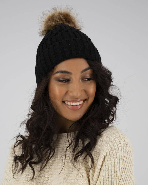 Mooloola Alberta Pom Pom Beanie for Womens