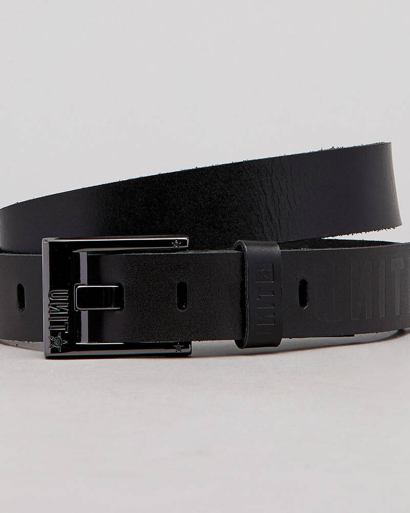 Unit Status Leather Belt for Mens
