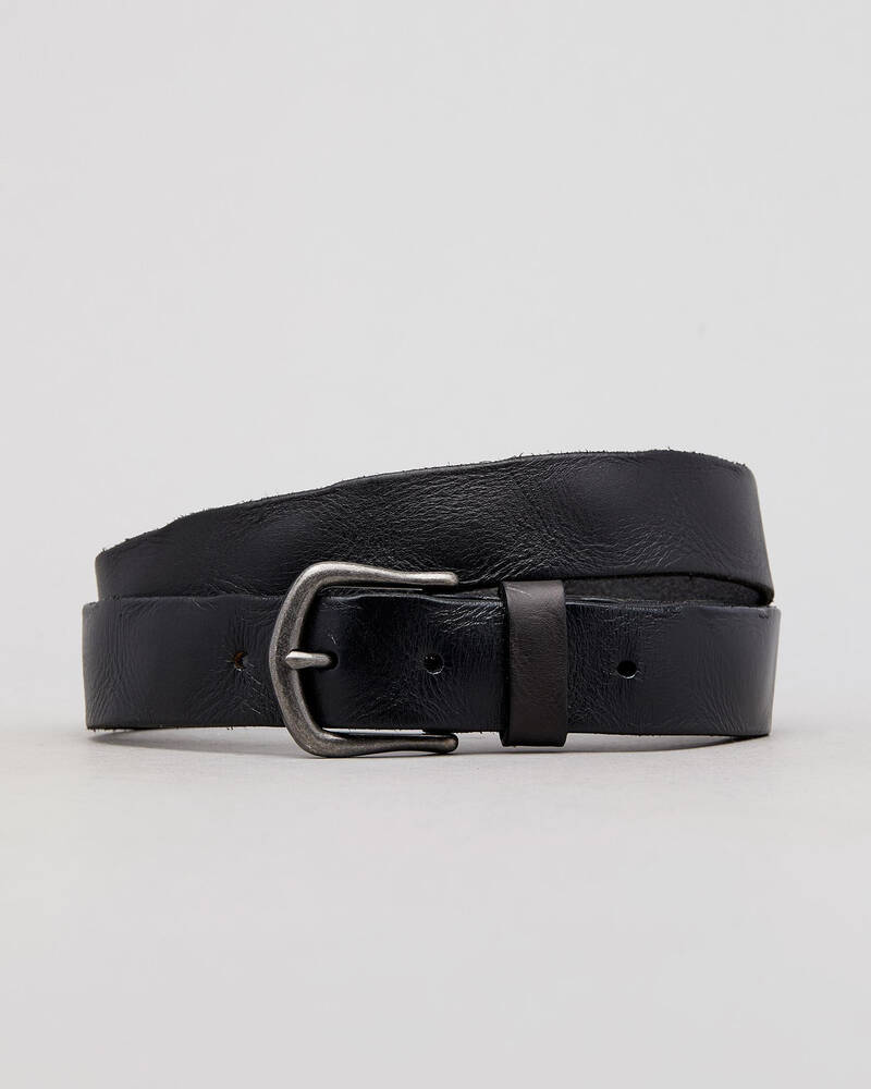 Rusty Knocks Leather Belt for Mens
