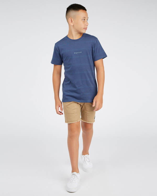 Rip Curl Boys' Glitch Stripe T-Shirt for Mens