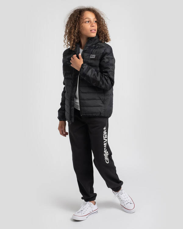 Quiksilver Boys' Scaly Mix Hooded Jacket for Mens