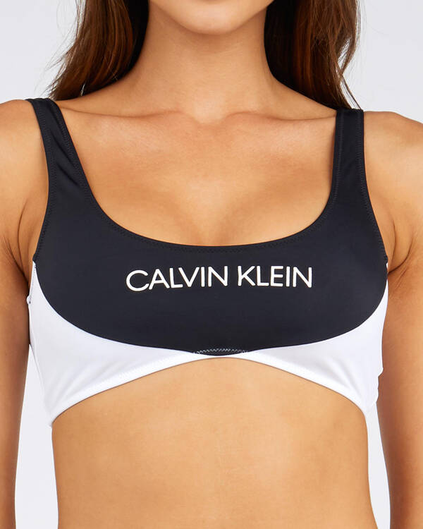 Calvin Klein Underwear Blocking Bikini Top for Womens