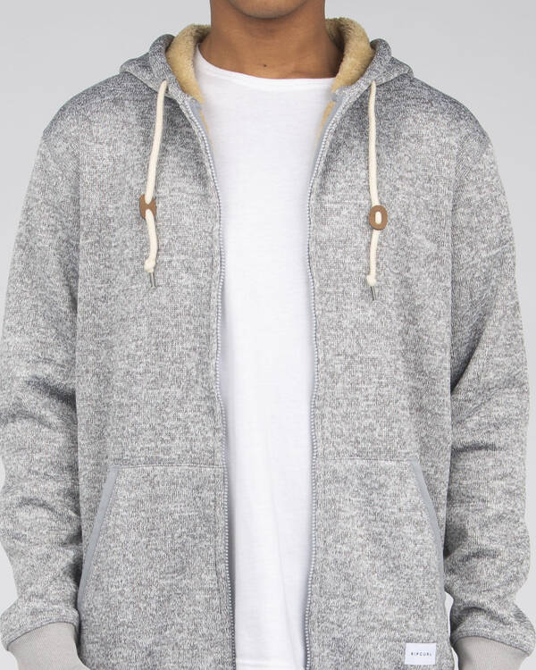 Rip Curl Crescent Zip Thru Hooded Jumper for Mens