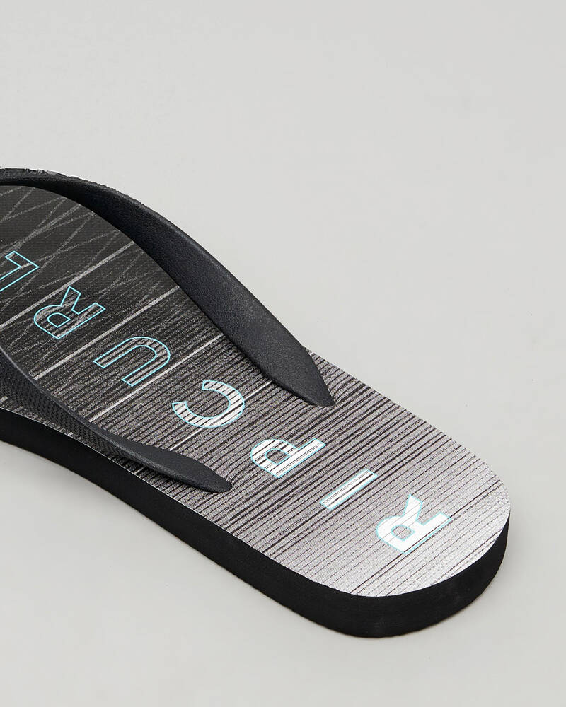 Rip Curl Shock Lined Thongs for Mens