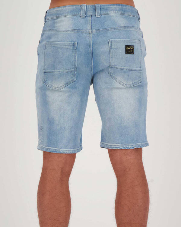 Jacks Char Denim Walk Shorts for Mens