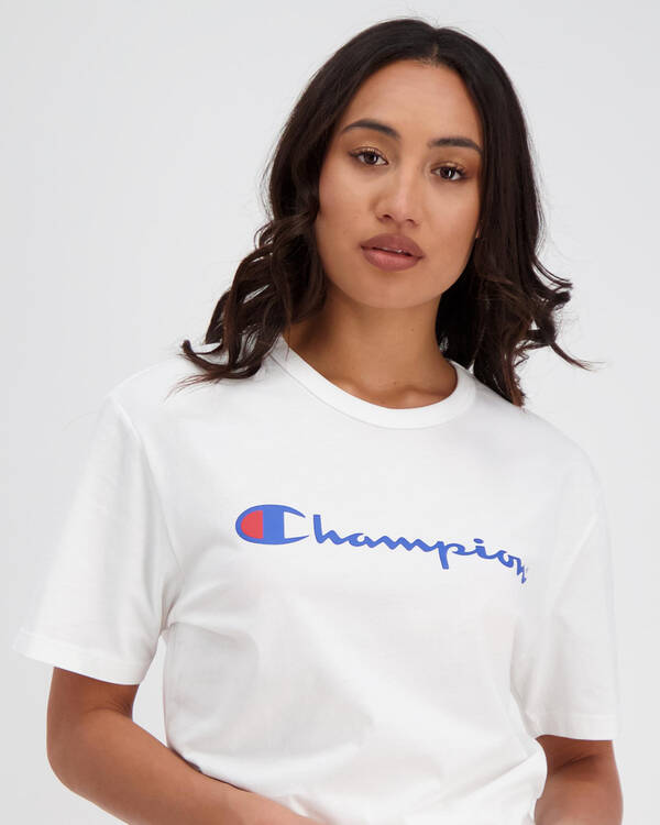 Champion Logo T-Shirt for Womens