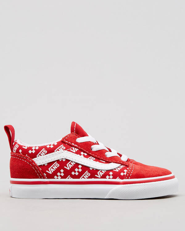 Vans Toddlers' Old Skool Elastic Lace Logo Shoes for Mens