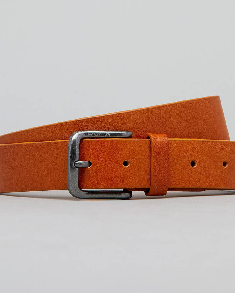 RVCA Truce Leather Belt for Mens
