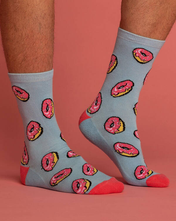 Lucid Donuts Crew Socks for Mens