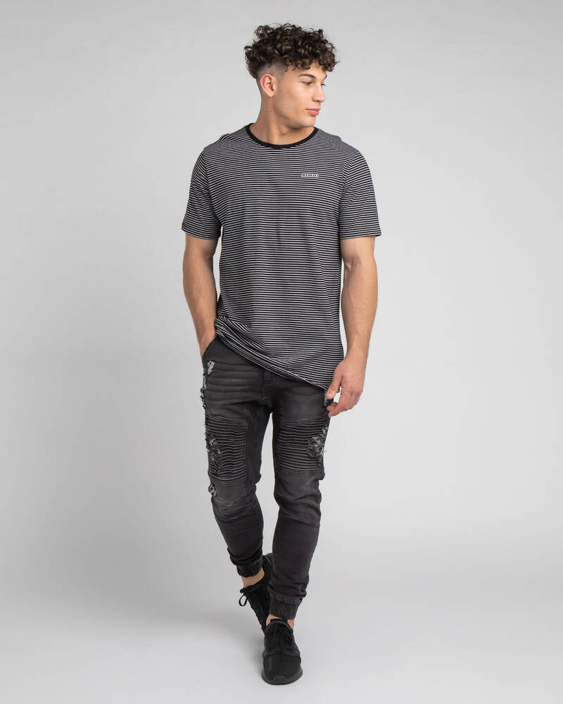 Nena & Pasadena Destroyer Elastic Ankle Jeans for Mens