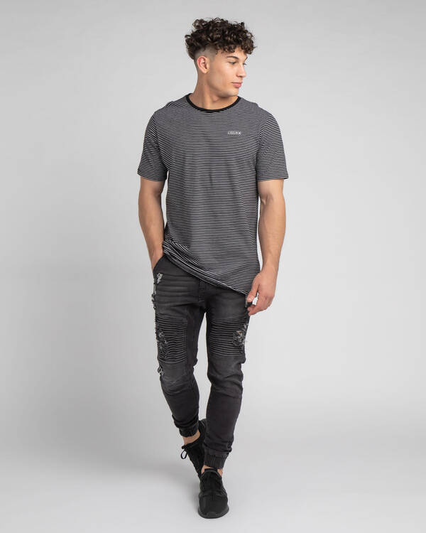 Nena & Pasadena Destroyer Elastic Ankle Jeans for Mens