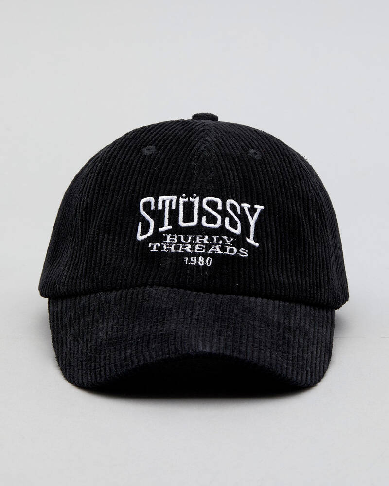 Stussy Burly Threads Cord Low Pro Cap for Mens