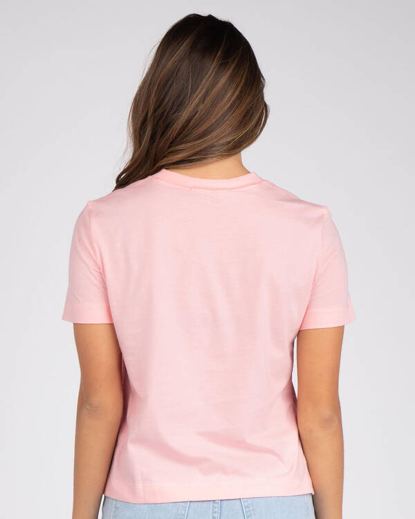 Calvin Klein Jeans Shrunken Institutional T-Shirt for Womens