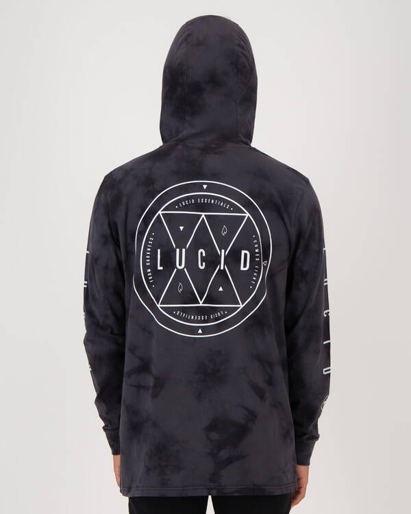 Lucid LCD Long Sleeve Hooded T-Shirt for Mens