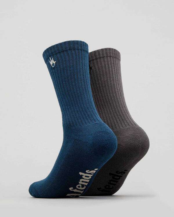 Afends Flame Sock Two Pack for Mens