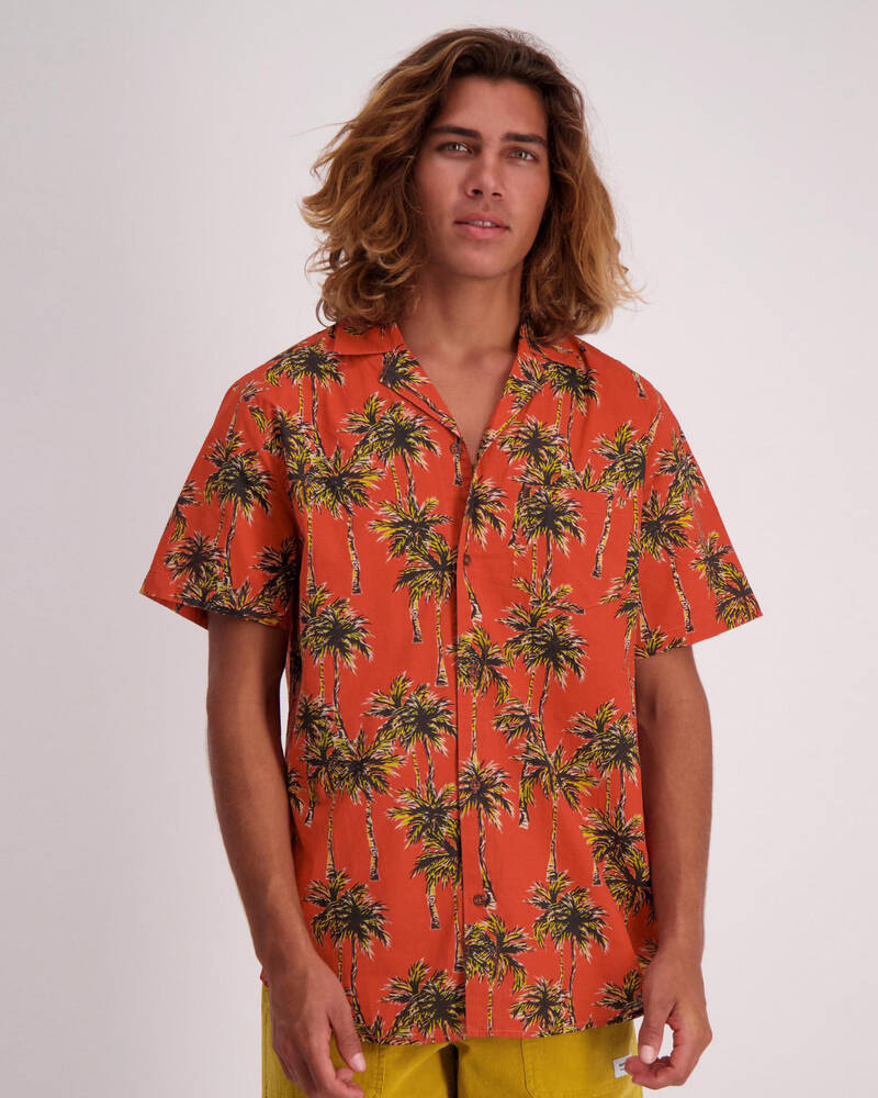 Banks Journal Palmbeach Sleeve Short Shirt for Mens