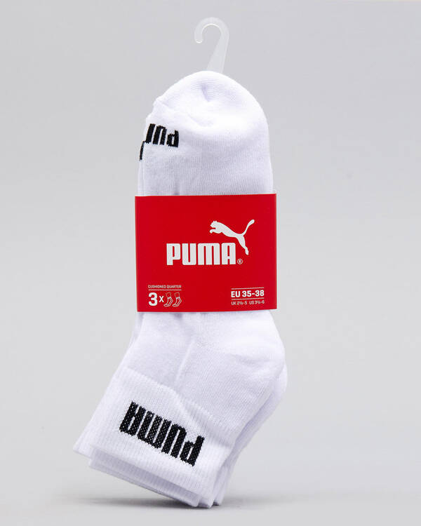 Puma Womens Quarter Crew Sock Pack for Womens