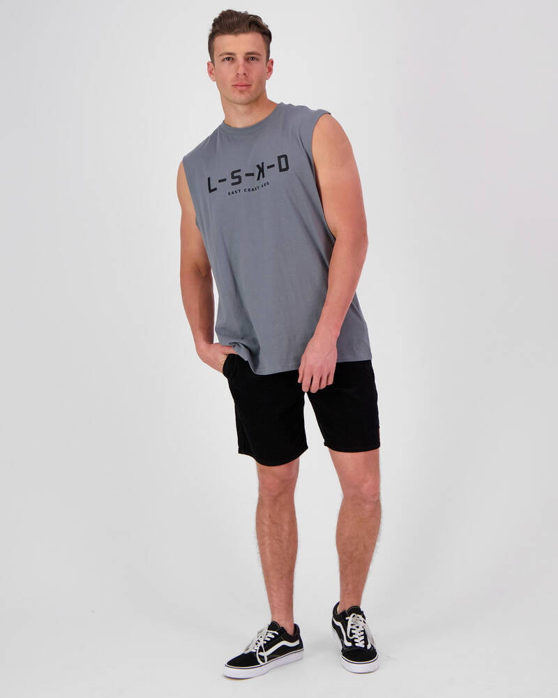 LSKD Loosekid Label Muscle Tank for Mens