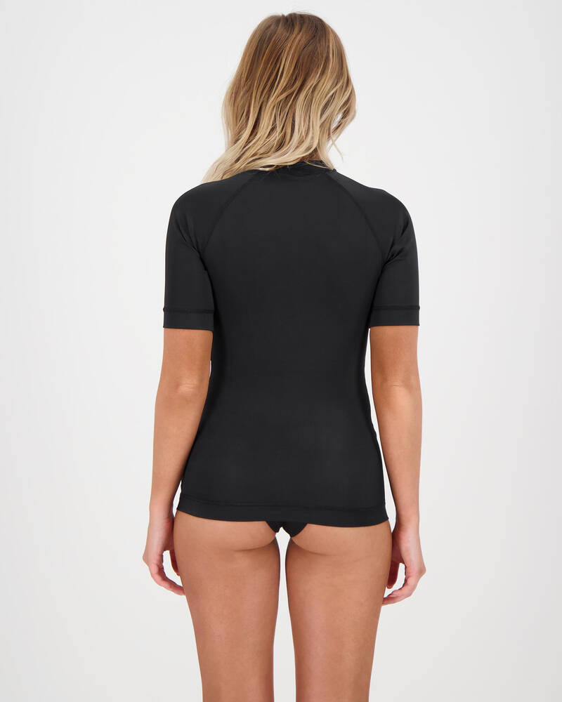 Jetpilot Corp Short Sleeve Rash Vest for Womens