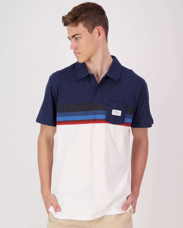 Rip Curl Rapture Stripe Polo for Mens