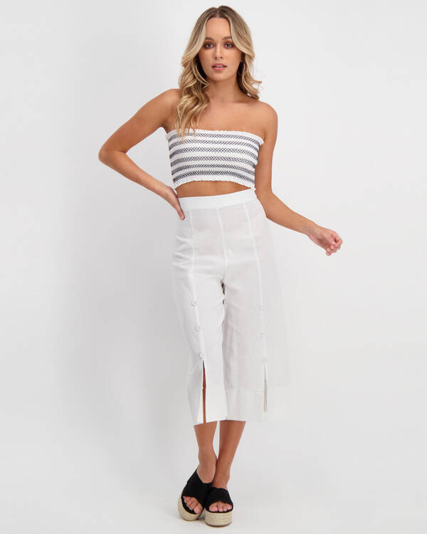 Mooloola Ultra Shirred Tube Top for Womens