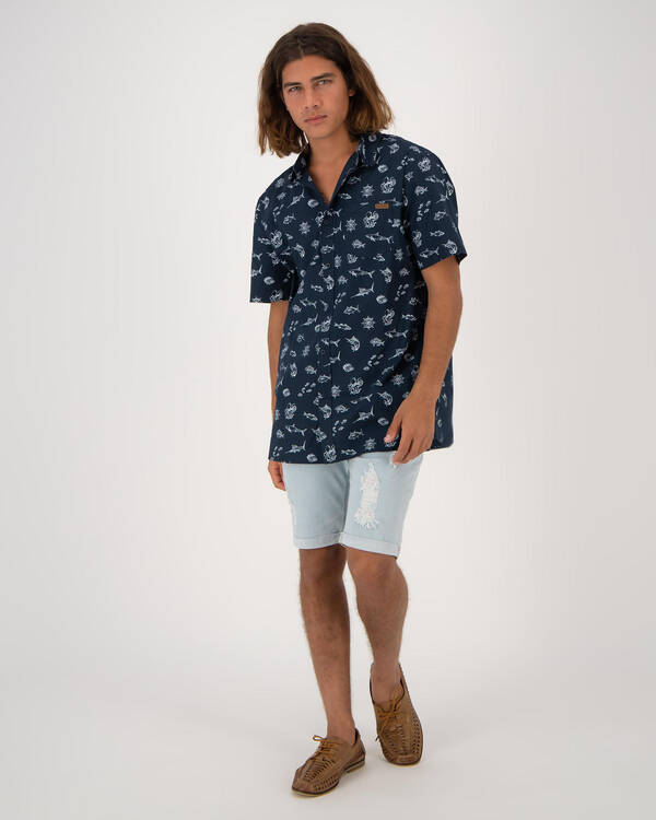 Salty Life Atlantis Short Sleeve Shirt for Mens